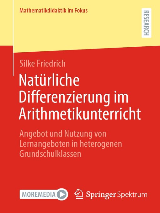 Title details for Natürliche Differenzierung im Arithmetikunterricht by Silke Friedrich - Available